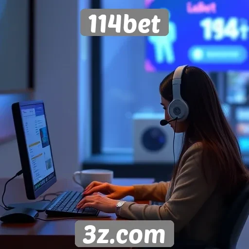 Atendimento ao cliente no site 114bet